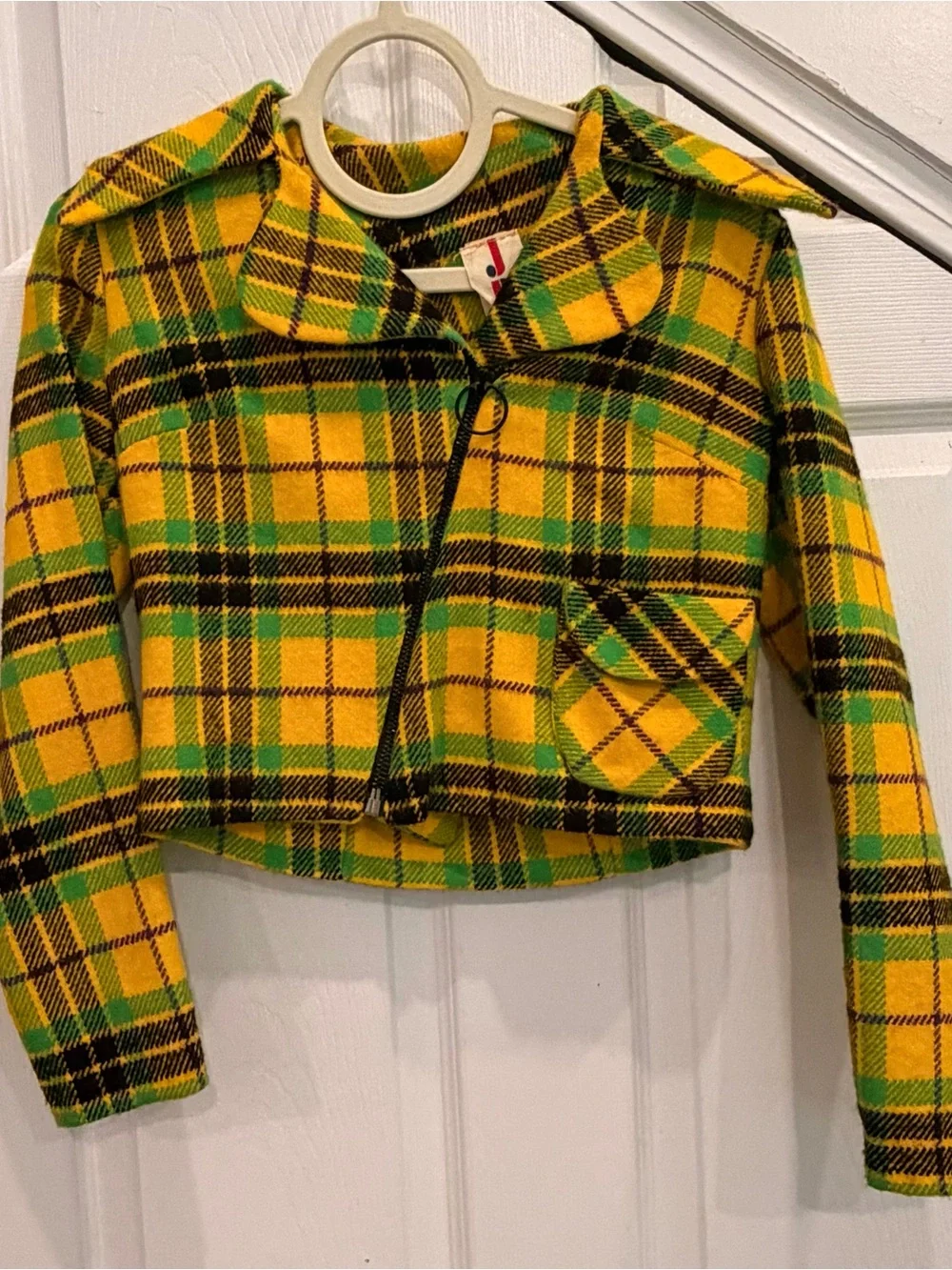 AS IF… Vintage Y2K JPs Cropped Yellow Jacket. Major Clueless Vibes! Size 3